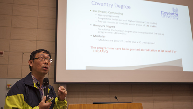 Coventry University Top-up Degree Student Induction